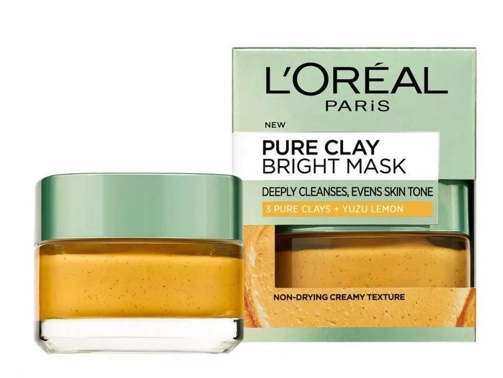 L'Oréal Pure Clay Clarify&Smooth Face Mask Yellow - FamiliaList