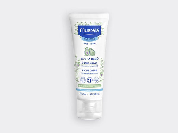 Mustela Hydra Bebe Facial Cream with Avocado (40 ml) - FamiliaList