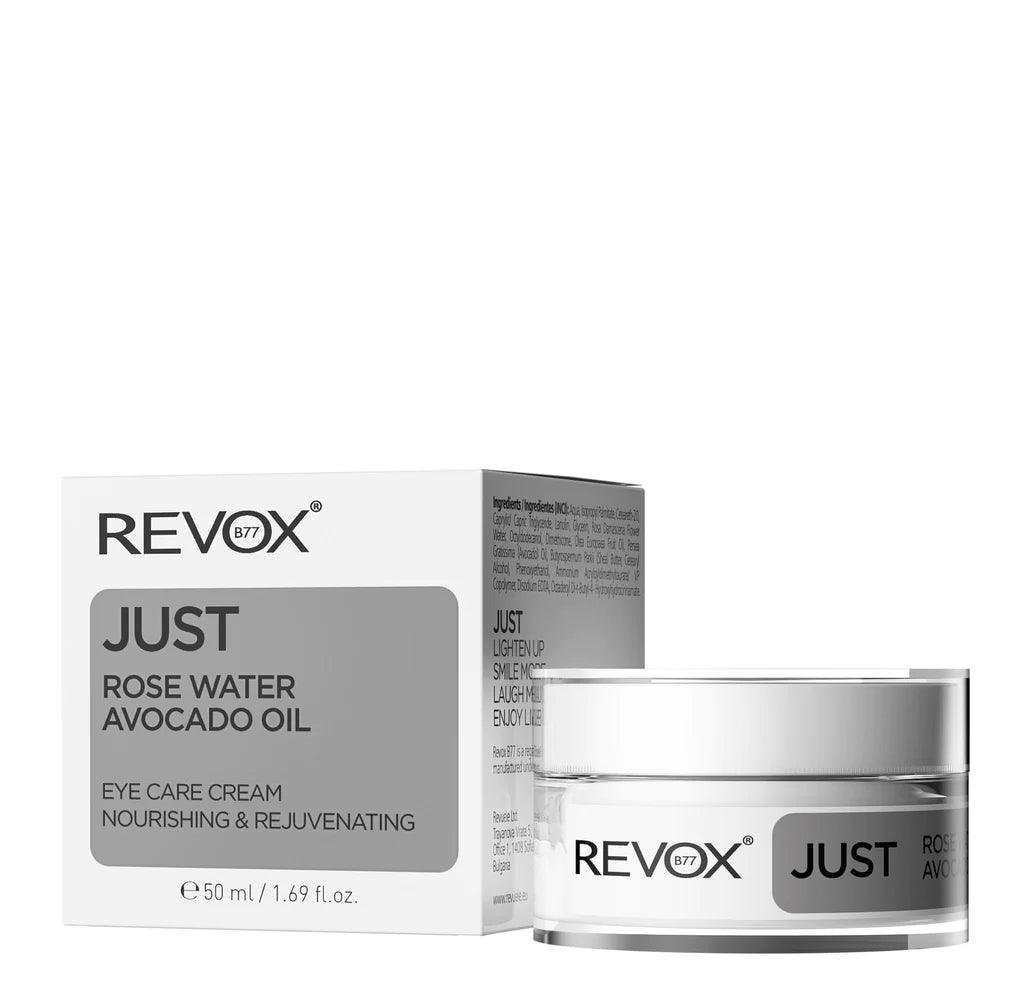 Revox B77 Just Rose Water Avocado Oil Eye Care Cream - FamiliaList