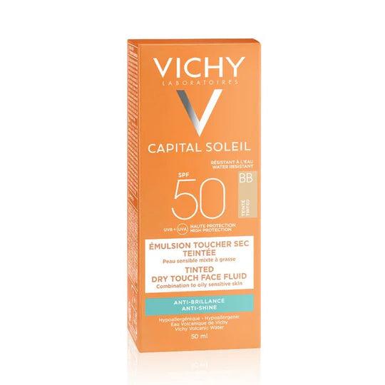 Vichy Capital Soleil BB Tinted Face Fluid Dry Touch SPF50 - FamiliaList