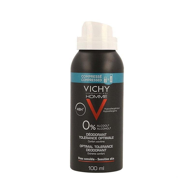 Vichy Deodorant Optimal Tolerance For Men 48hr 100ml - FamiliaList