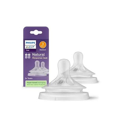 Avent Disposable Silicone Teats Natural Response