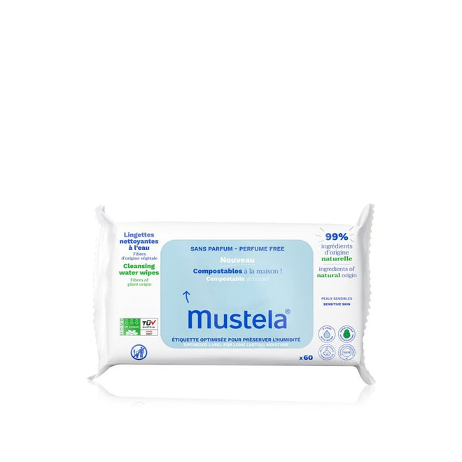 Mustela Cleansing Water Wipes