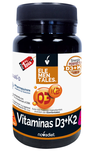 Novadiet Vitamin D3 and K2 60 Softgels