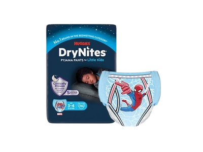 DryNites Pyjama Pants For Boys Age 3 to 4 (16-23Kg) 16 Pieces