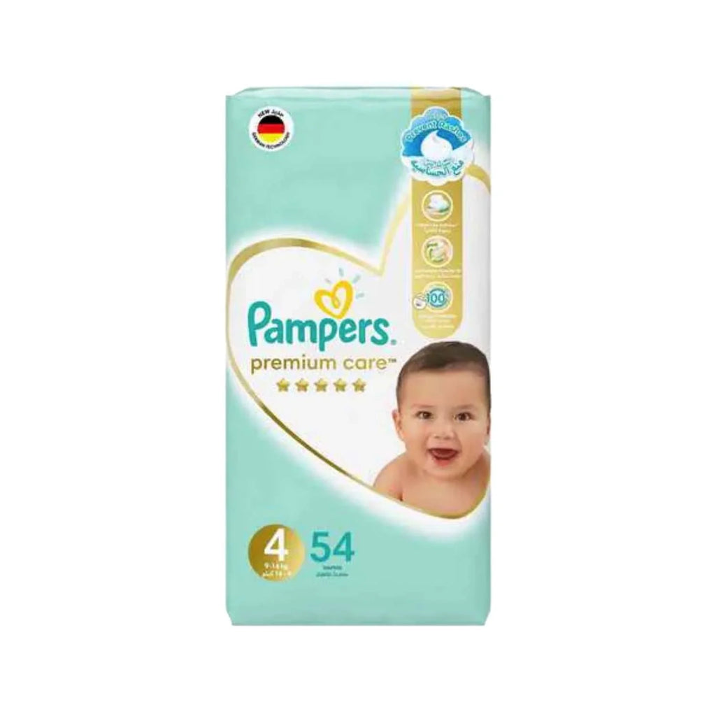 Pampers Premium 4  (9-14kg) 54 diapers