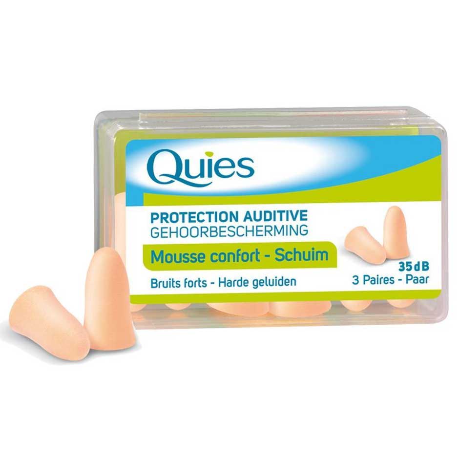 Quies Anti-Noise Foam Fluo EarPlugs (Adult)