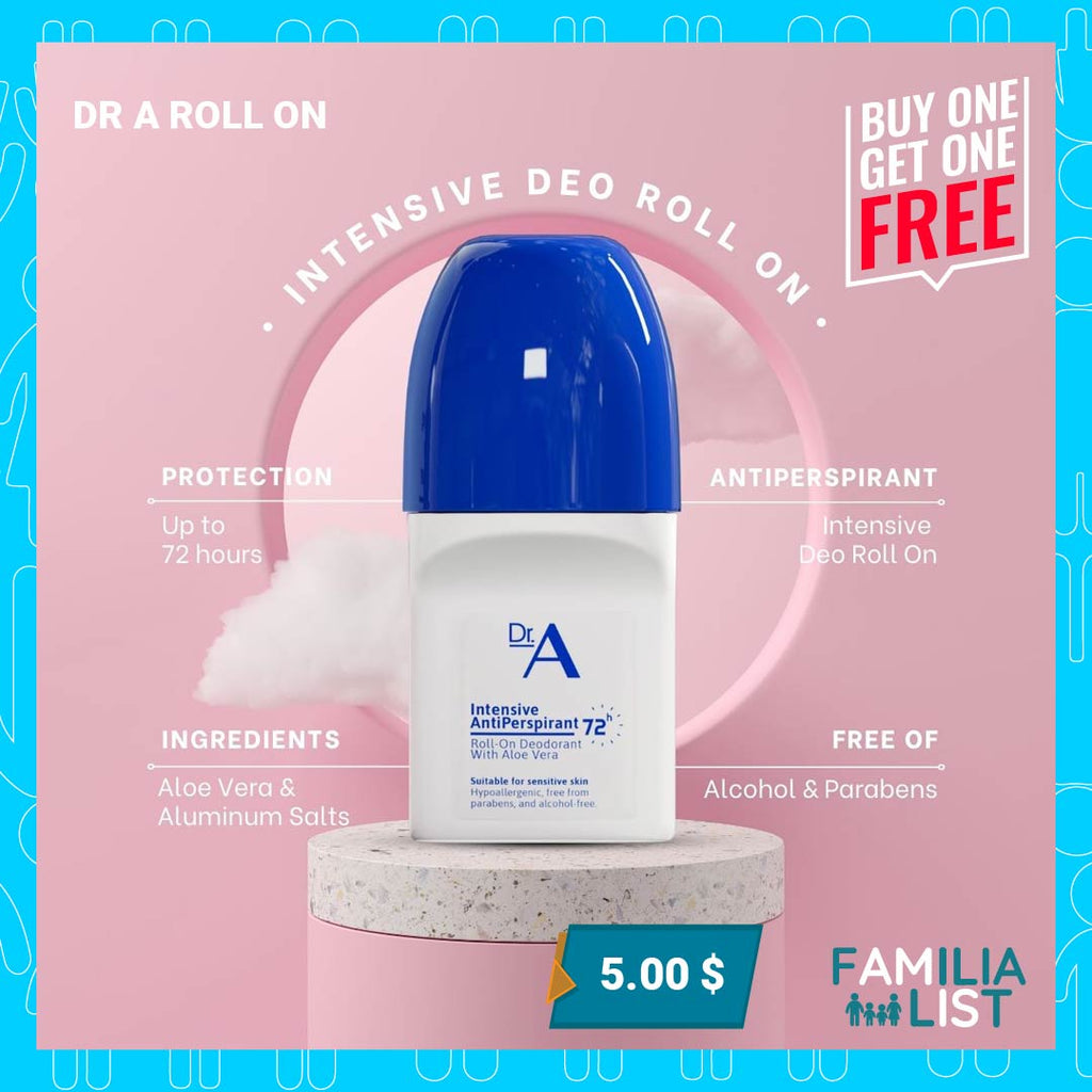 DR.A  Intensive Anti Perspirant Roll On Buy 1 Get 1