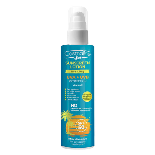 Cosmaline Sun Sunscreen Lotion SPF 50 190ml