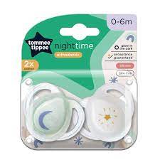 Tommee Tippee  Night Soother 2X 0 – 6m