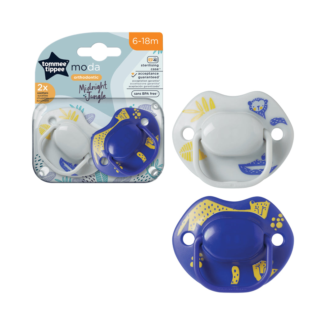 TommeeTippee Moda Soother 2X 6-18M