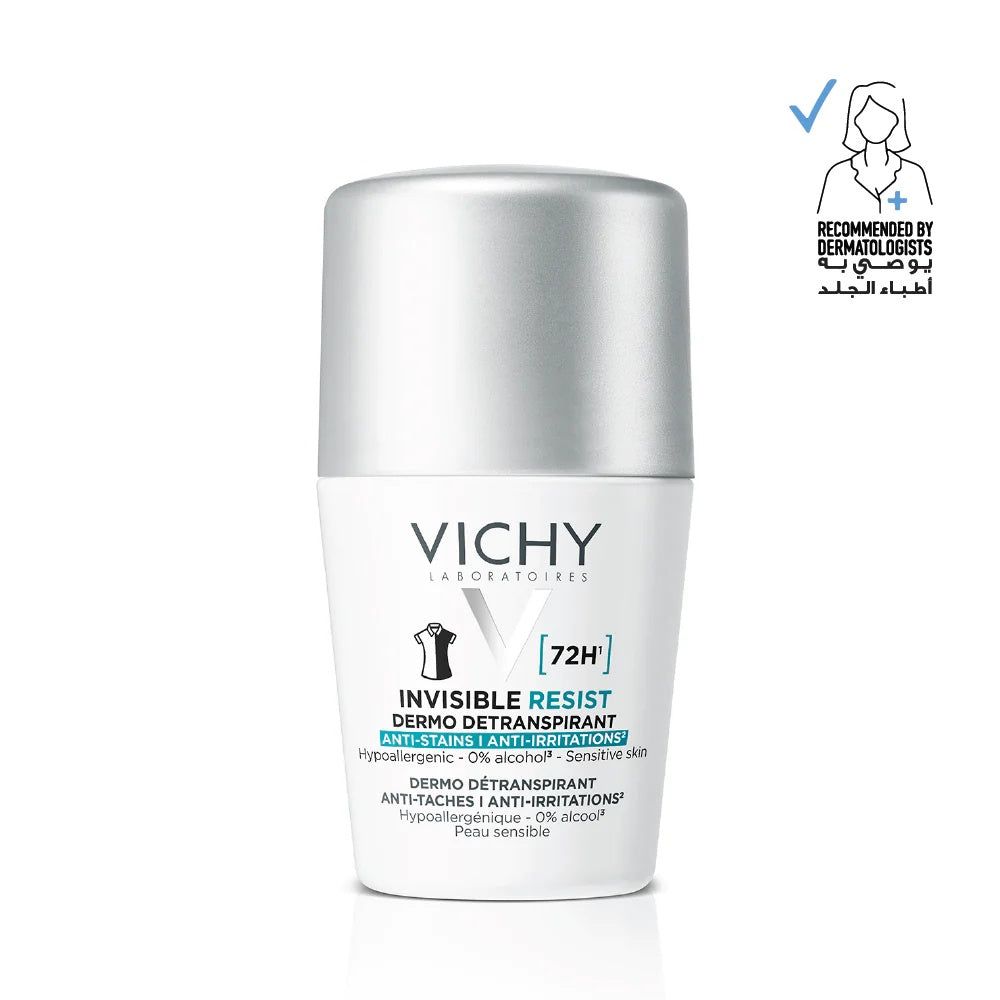 Vichy Deodorant Invisible Resist Dermo Detranspirant Deodorant for Women 50ml