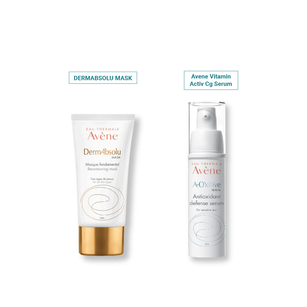 Avene Eau Thermale Dermabsolu Mask + Avene Vitamin Activ Cg Serum