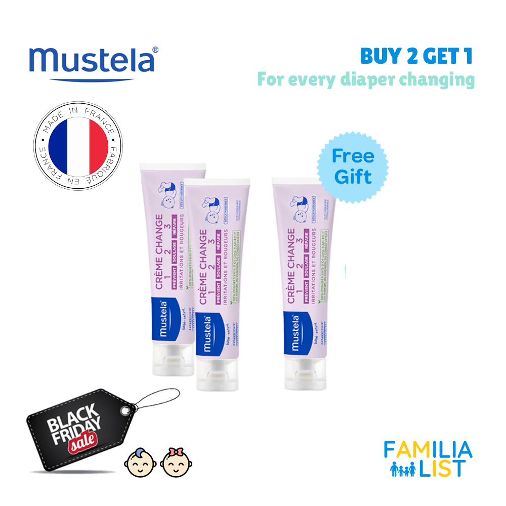 Mustela Buy 2 Diaper Creams And Get 1 For Free - Familialist