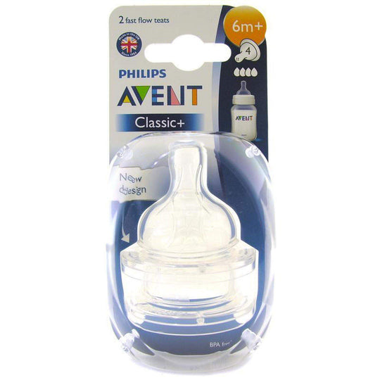 Avent Disposable Silicone Teats Classic