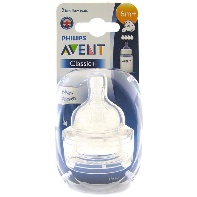 Avent Disposable Silicone Teats Classic