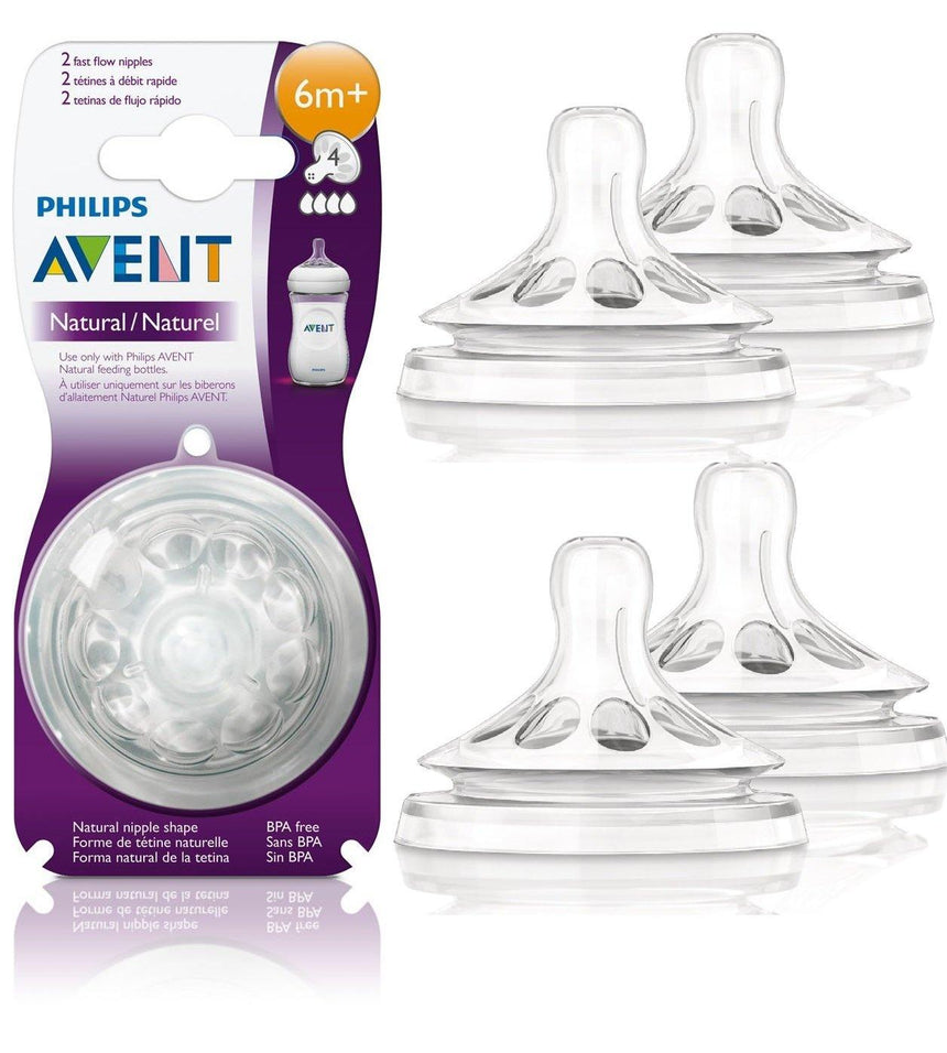 Avent Disposable Silicone Teats Natural