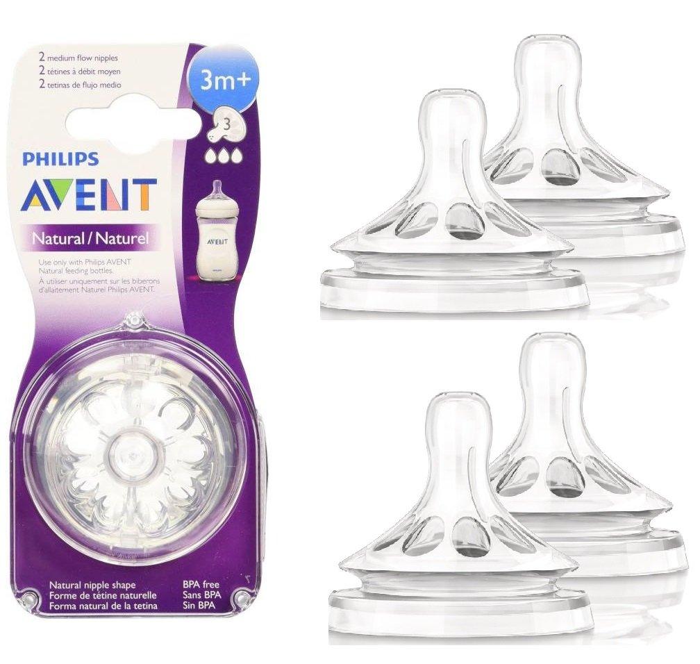 Avent Disposable Silicone Teats Natural