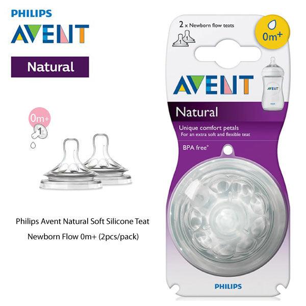 Avent Disposable Silicone Teats Natural