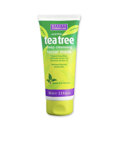 Beauty Formulas Tea Tree Facial Mask Tube