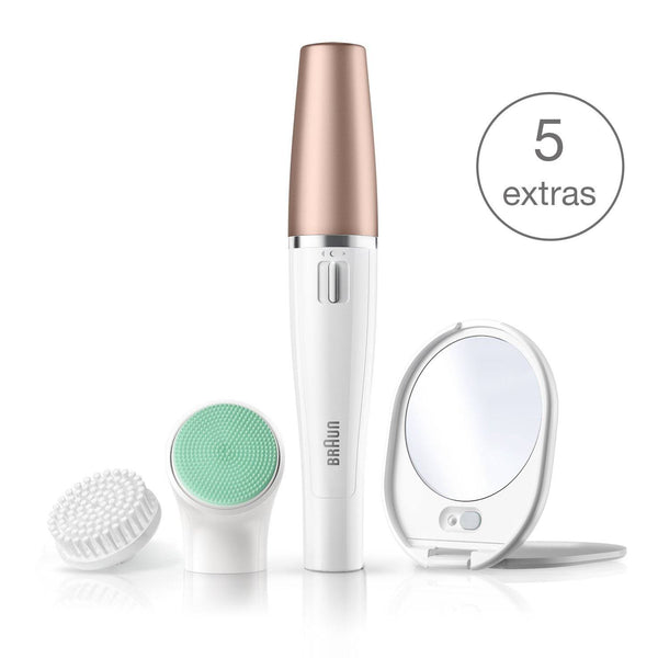 Braun Face Spa Epilator & Face Brush Box 851