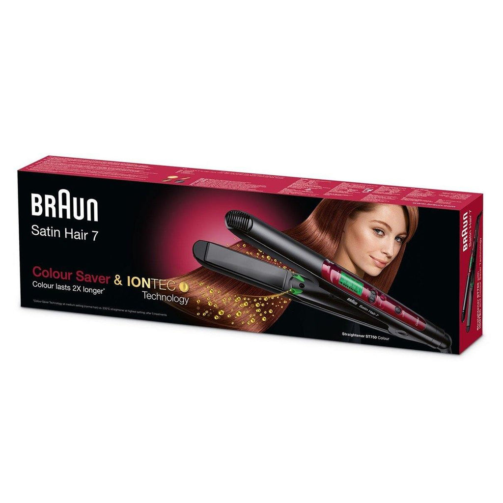 Braun Straightener With Color Saver Technology St750