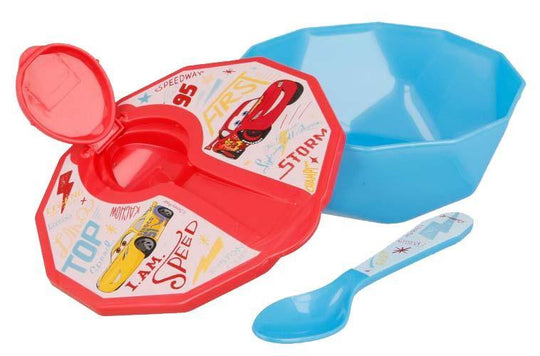 Disney Toddler Bowl With Lid & Spoon