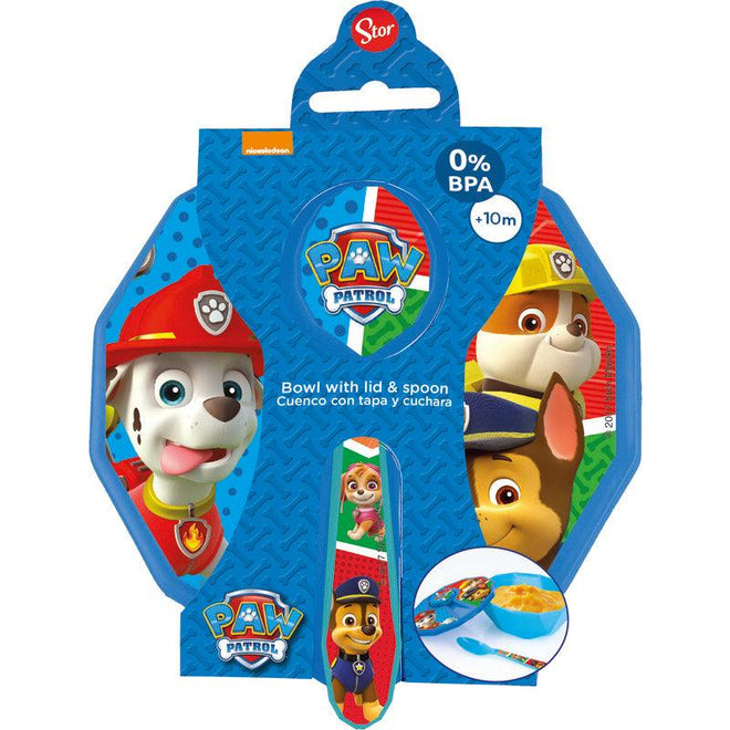 Disney Toddler Bowl With Lid & Spoon