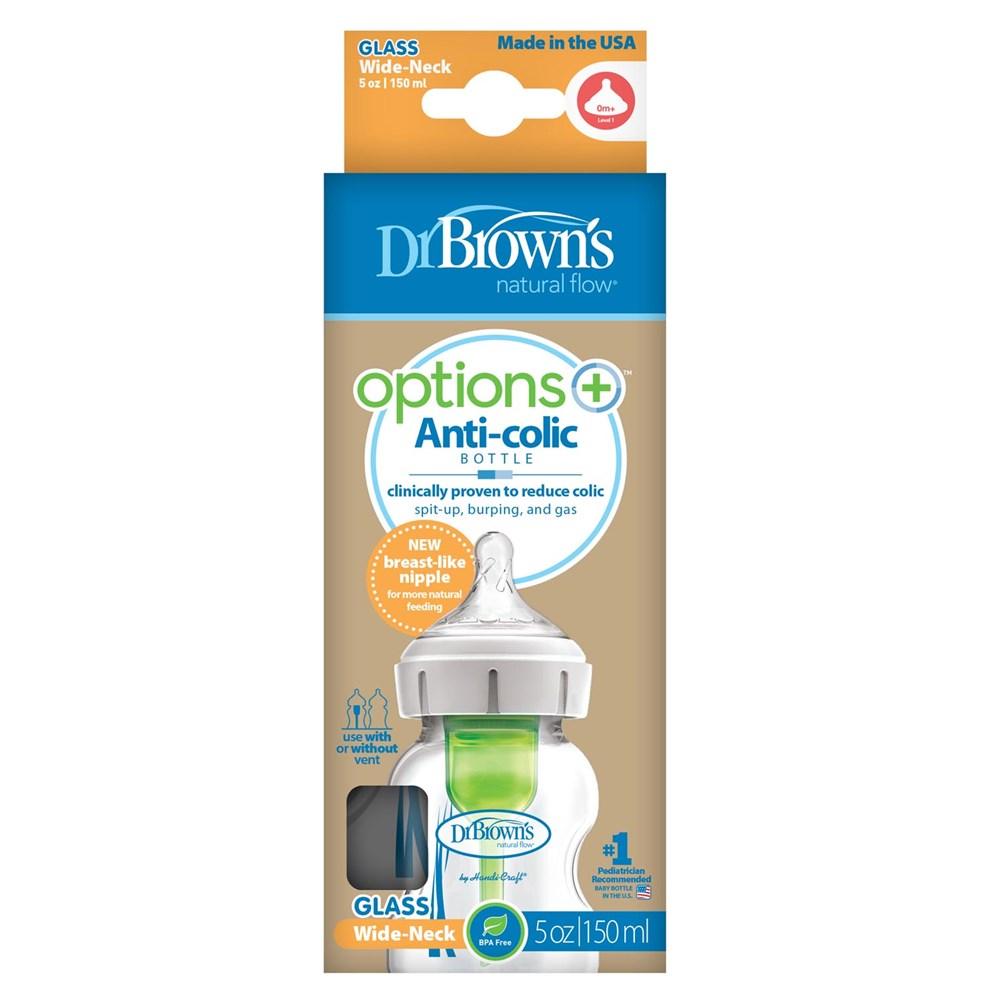 Dr Brown's Bottle Wide-Neck Options+ Glass