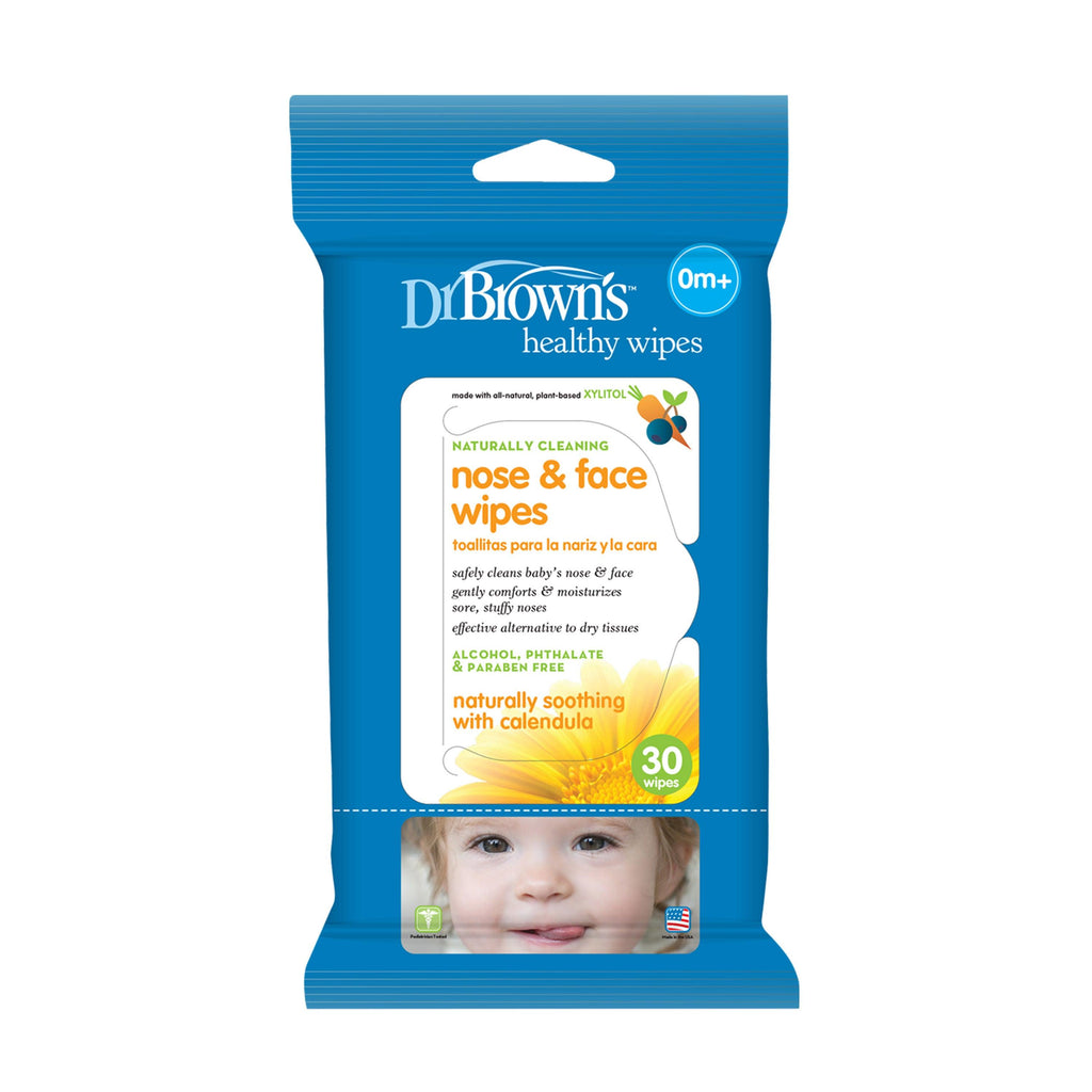 Dr Brown's Nose And Face Wipes