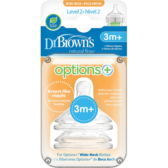 Dr Brown's Silicone Nipple Wide-Neck