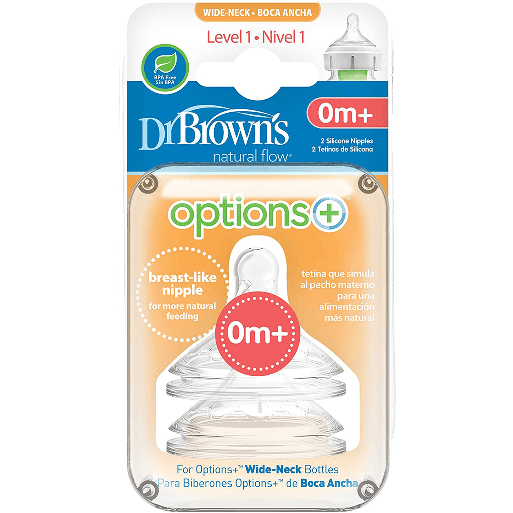 Dr Brown's Silicone Nipple Wide-Neck