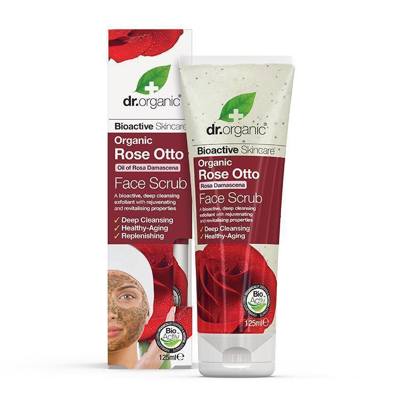 Dr Organic Rose Otto Face Scrub
