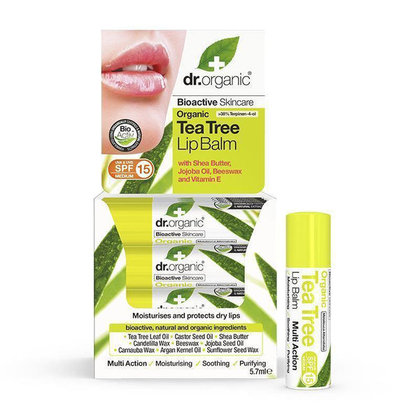 Dr Organic Tea Tree Lipbalm