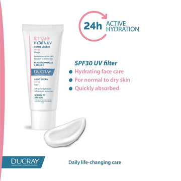 Ducray Ictyane Hydra Uv Creme Legere