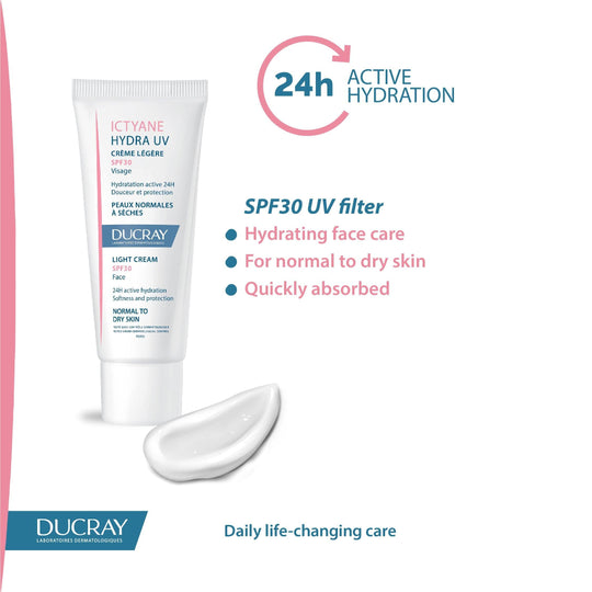 Ducray Ictyane Hydra Uv Creme Legere