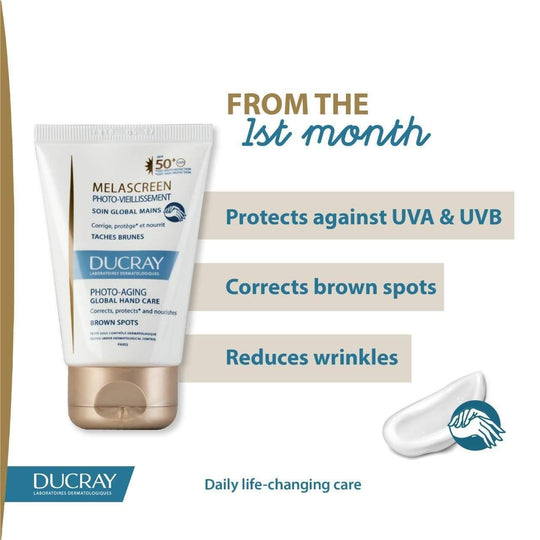 Ducray Melascreen Photo-Aging Global Hand Care Spf50+