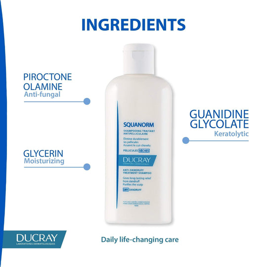 Ducray Squanorm Anti-Dandruff Treatment Shampoo - Dry Dandruff