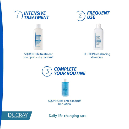 Ducray Squanorm Anti-Dandruff Treatment Shampoo - Dry Dandruff