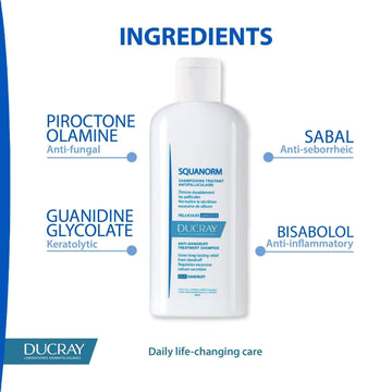 Ducray Squanorm Anti-Dandruff Treatment Shampoo - Oily Dandruff
