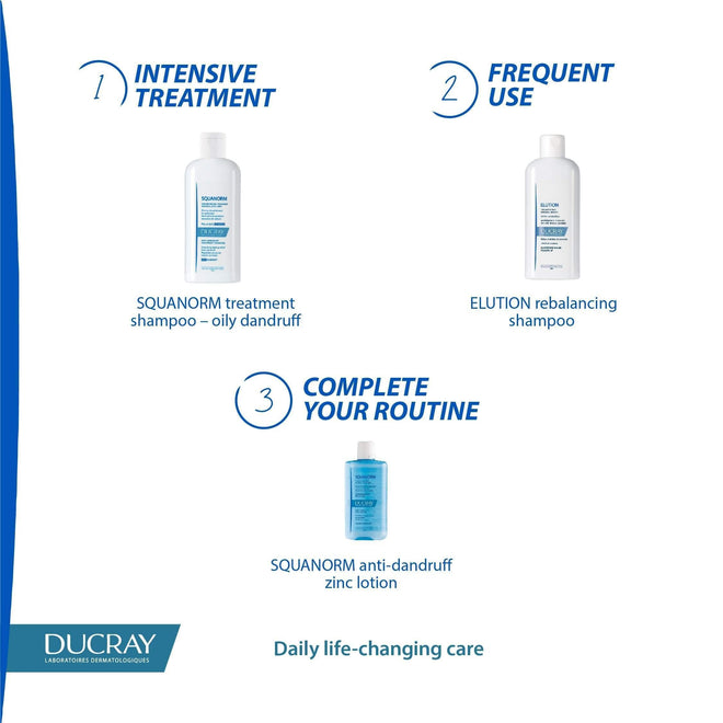 Ducray Squanorm Anti-Dandruff Treatment Shampoo - Oily Dandruff