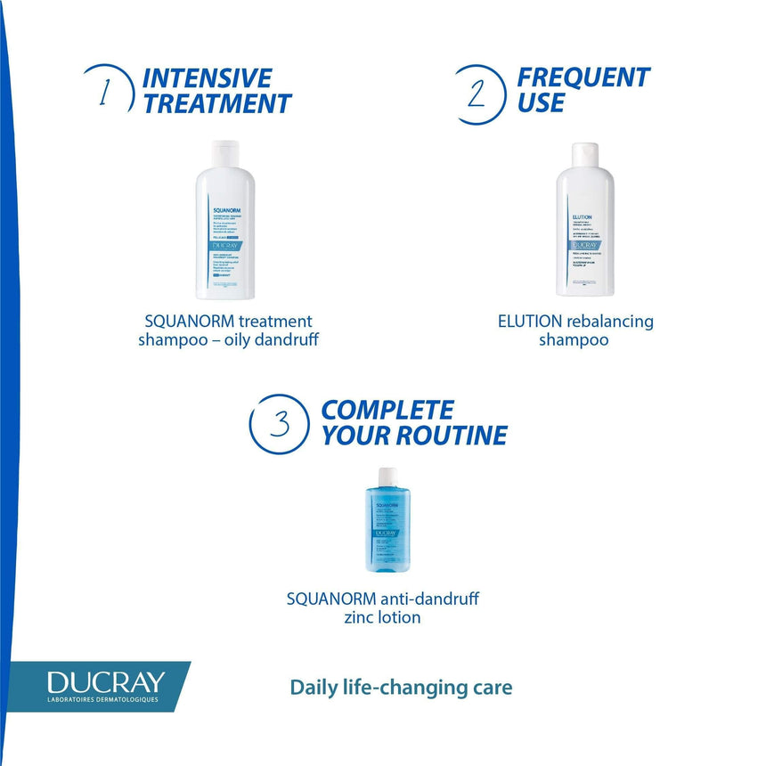 Ducray Squanorm Anti-Dandruff Treatment Shampoo - Oily Dandruff