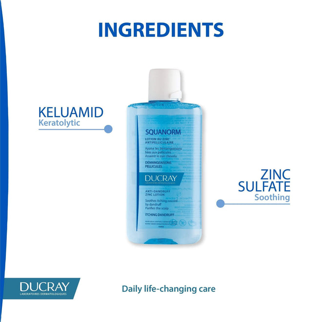 Ducray Squanorm Anti-Dandruff Zinc Lotion
