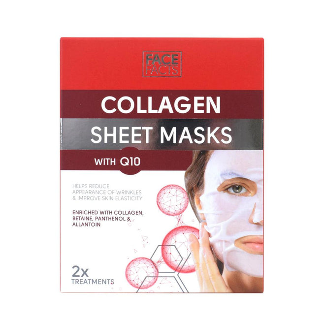 Face Facts Collagen & Q10 Sheet Mask (x2)