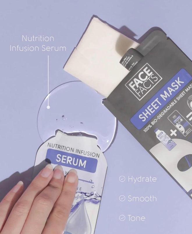 Face Facts Serum Sheet Mask Nutrition Infusion