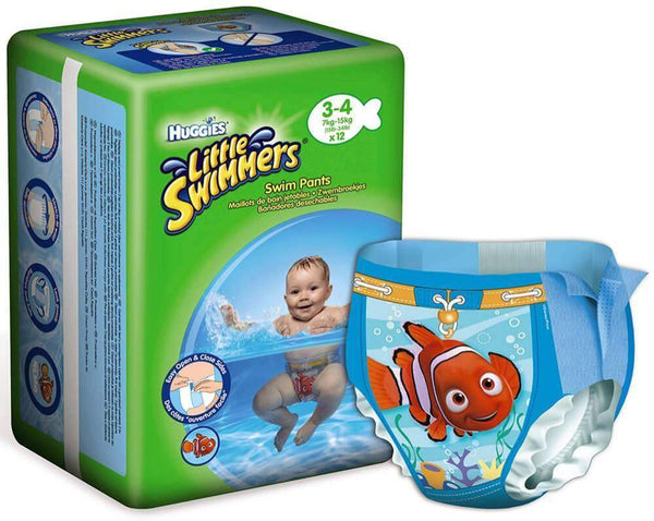 Huggies Little Swimmers N.3/4 (7-15Kg) 12Pieces
