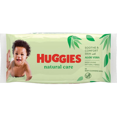 Huggies Natural Care Wipes (56 Wipes)
