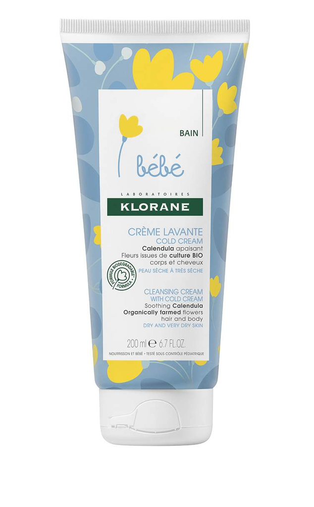 Klorane Bebe Cleansing Cream With Cold Cream