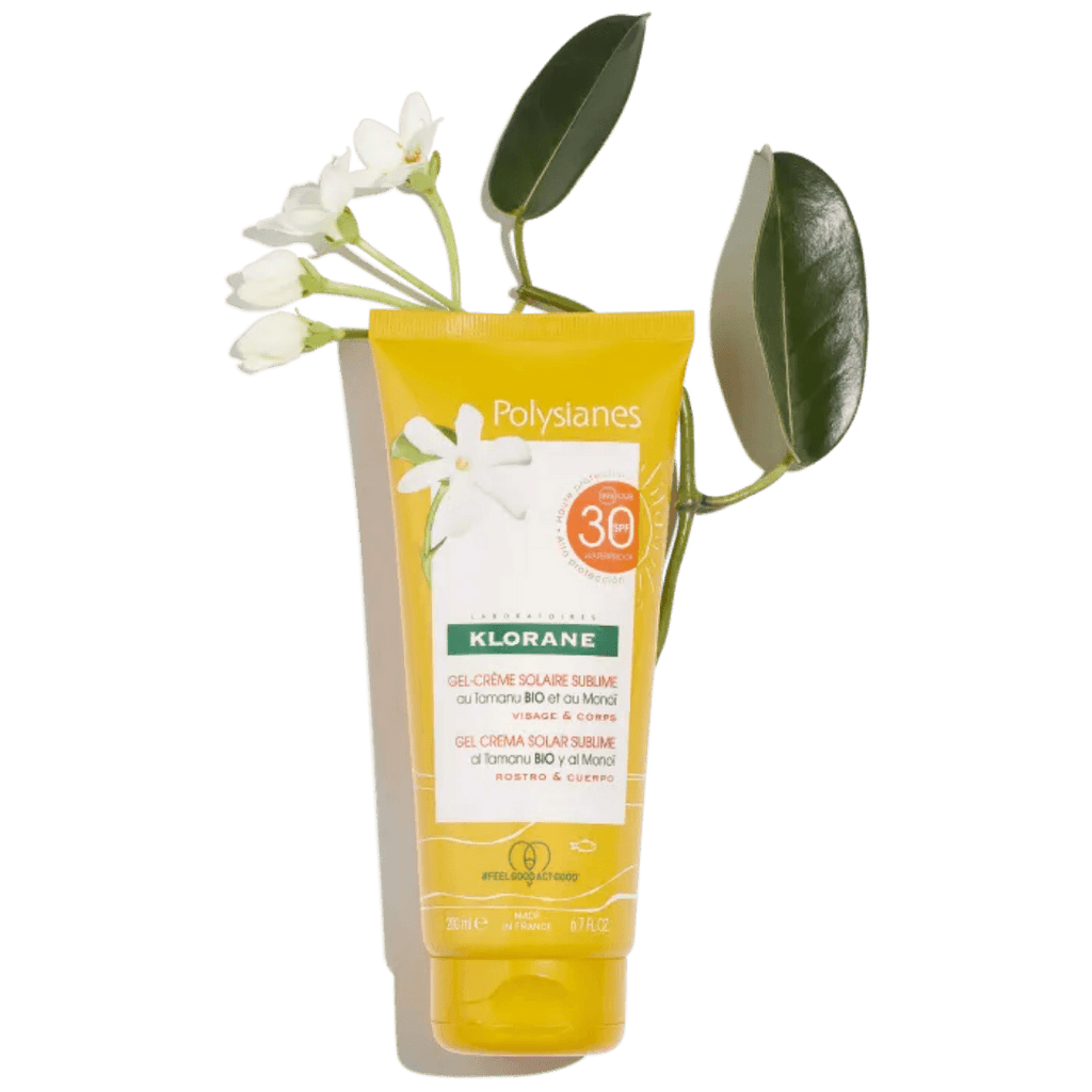 Klorane Polysiane Sublimating Sun Cream SPF 30 with organic Tamanu & Monoi Face 50 ml
