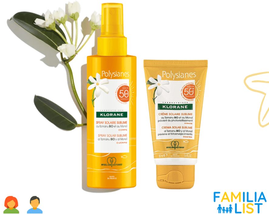 Klorane Polysiane Sun Spray SPF 30 200 ml + Sun Cream SPF 50+ 50 ml
